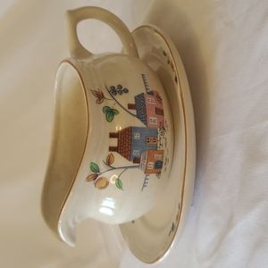 International China Co. Heartland Gravy Boat & Plate